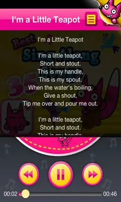 KidsSongs2 android App screenshot 1